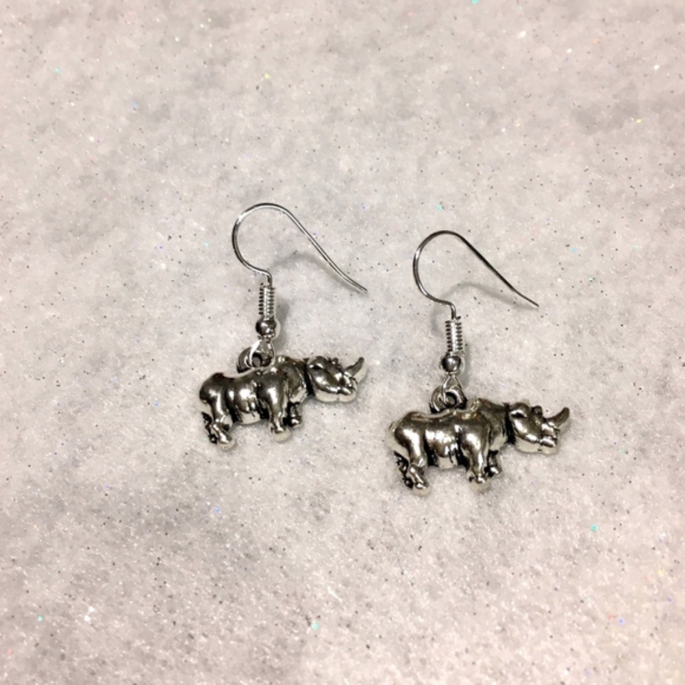 RHINO Mascot Earrings